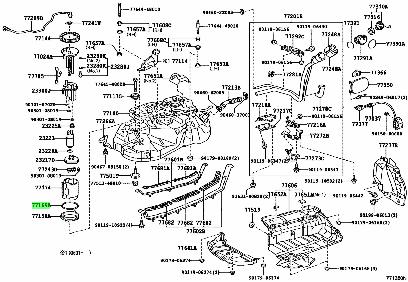 Toyota 77169 33020